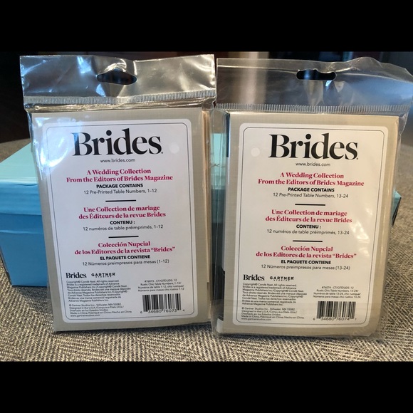 Table Numbers 1-24. NEW in package - Picture 2 of 2